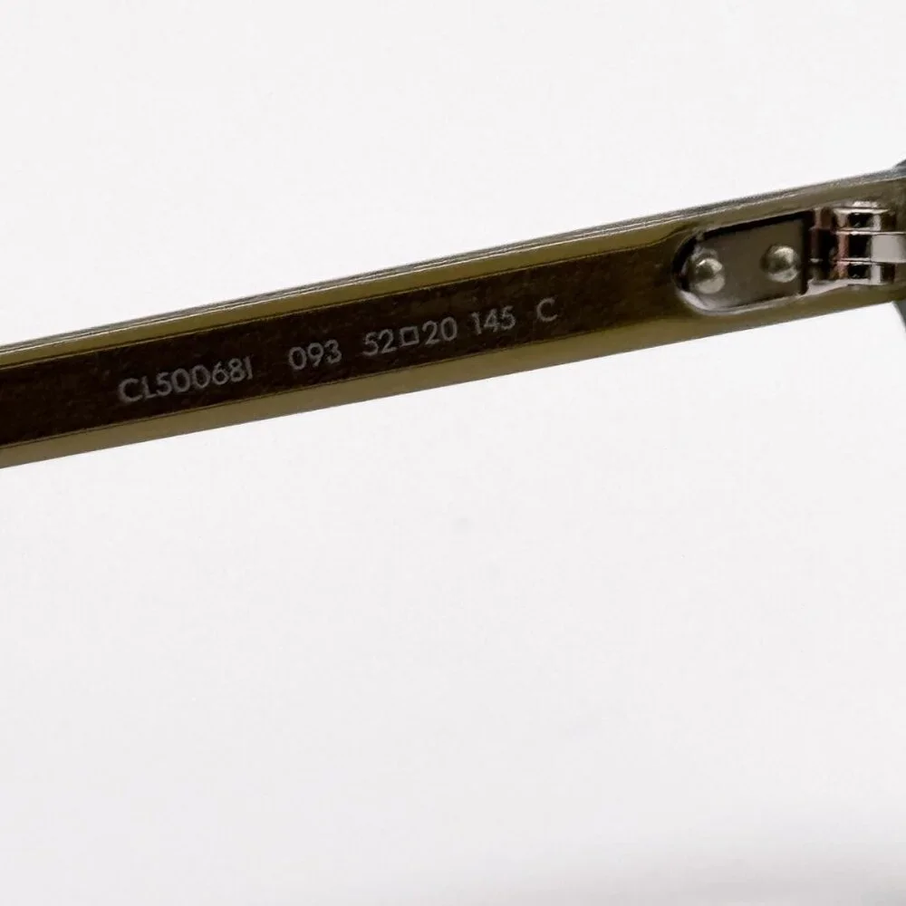 NEW CELINE CL50068I 093 WOMEN CAT EYE KHAKI EYEGLASSES CELINE